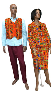 Matching Gilet with women set