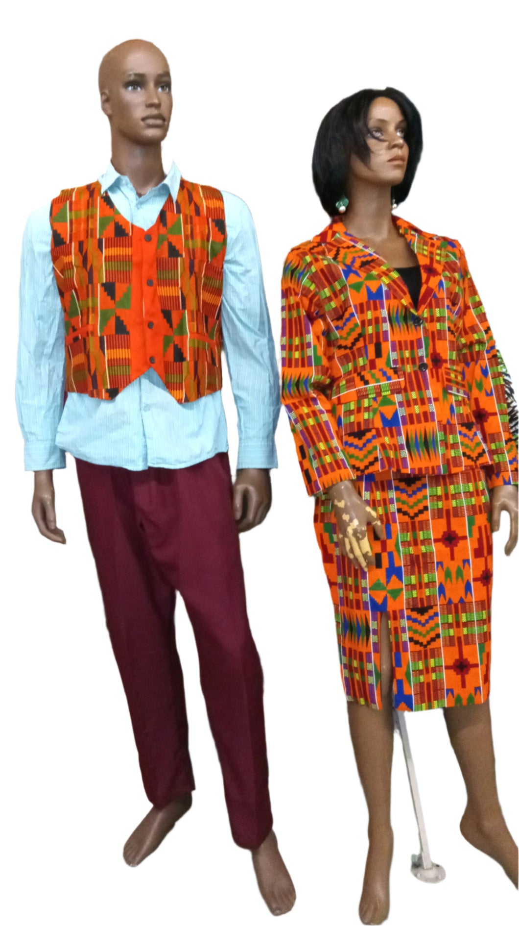 Matching Gilet with women set