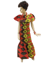 Load image into Gallery viewer, Afro fitted Long Dress  FI 5071
