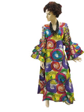 Load image into Gallery viewer, African Wraparound dress FI ST71 G/S
