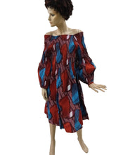 Load image into Gallery viewer, Afro off shoulder short dress Fi-50076
