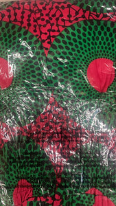 African sleeveless long dress with buttons