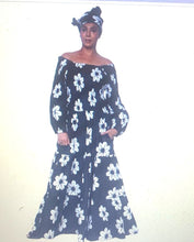 Load image into Gallery viewer, African long skirt with long sleeves
