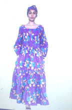 Load image into Gallery viewer, African long skirt with long sleeves
