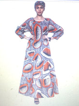 Load image into Gallery viewer, African long skirt with long sleeves
