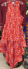Load image into Gallery viewer, African high and low and sleeveless short dress
