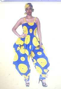 African lady top and pant set