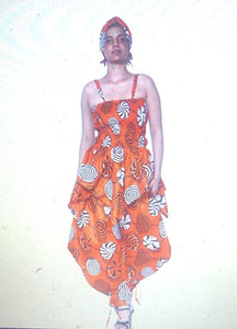 African lady top and pant set