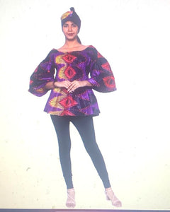 African Lady top
