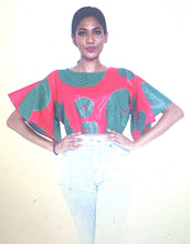 Load image into Gallery viewer, African lady top crop
