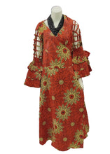 Load image into Gallery viewer, African Wraparound dress FI ST71 G/S
