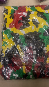 African sleeveless long dress with buttons