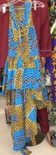 Load image into Gallery viewer, African high and low and sleeveless short dress

