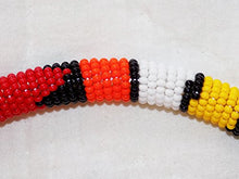 Load image into Gallery viewer, textures in time Hand Created African Maasai Beaded Choker
