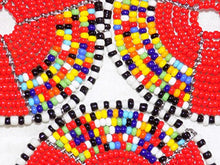Load image into Gallery viewer, textures in time Hand Created African Maasai Beaded Choker

